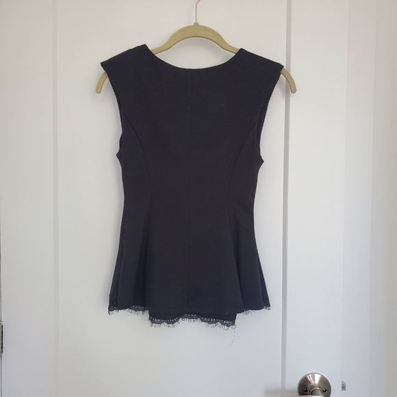 Black Peplum Top - Picture 2 of 2